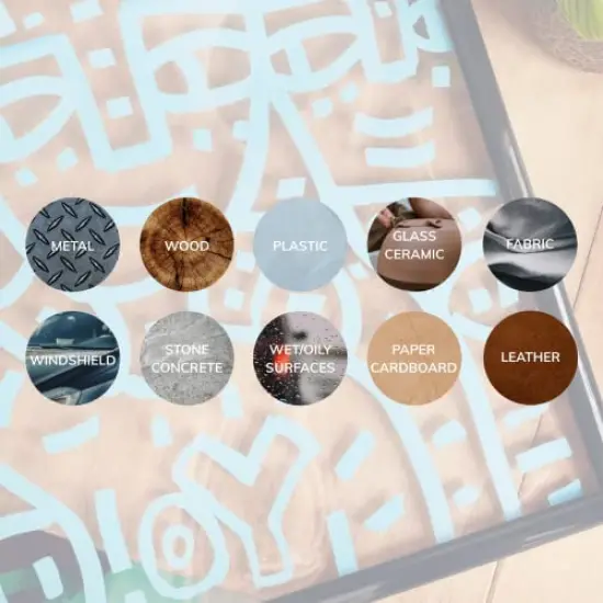 8 Posca Paint Markers Set - 5M Medium Markers with Reversible Tips, Acrylic Paint Pens for Art Supplies, Fabric Paint, Fabric Markers, and General Painting {3}