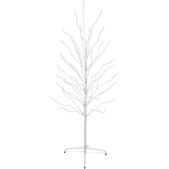 Northlight 5' LED Lighted White Birch Christmas Twig Tree - Cool White Lights {4}