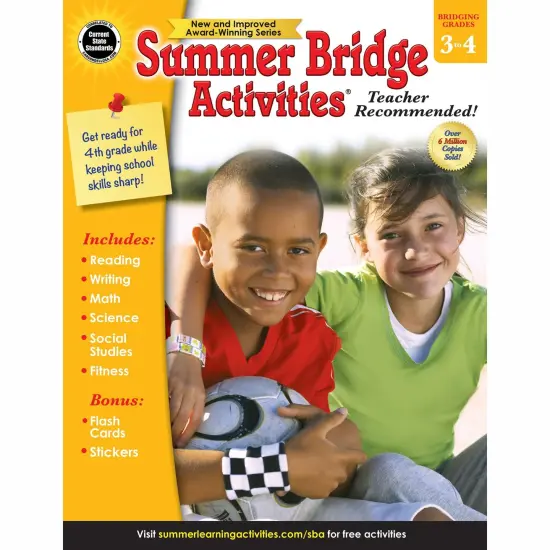 Summer Bridge Activities&reg; Workbook, Grade 3-4, Paperback {1}