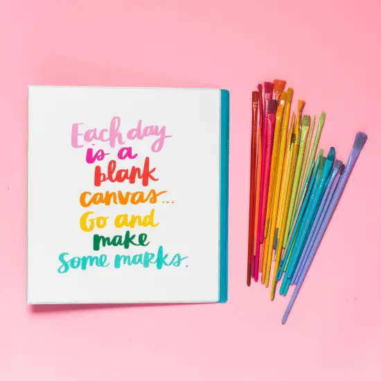 Avery + Amy Tangerine Designer Collection Binder, 1" Round Rings, 175-Sheet Capacity, Blank Canvas (28323) {5}