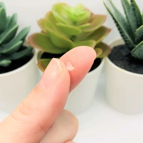 100, 500 or 1,000 Pieces: Clear Soft Rubber Earring Stopper Backs {3}