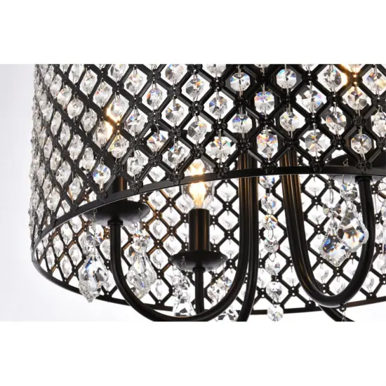 Elise 17 inch pendant in black {5}