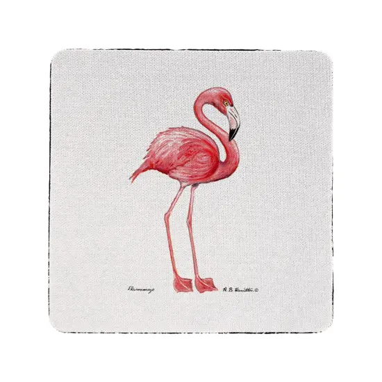 Betsy Drake Flamingo Neoprene Coaster Set of 4 {1}