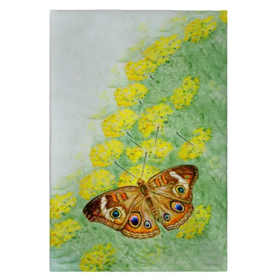 Betsy Drake Buckeye Butterfly Guest Towel {1}