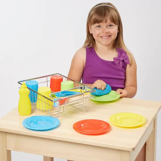 Let's Play House! Wash & Dry Dish Set {3}