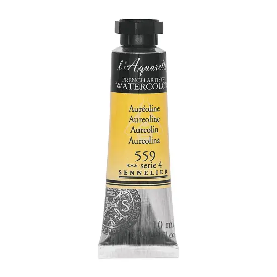 Sennelier French Artists' Watercolor - Aureoline, 10 ml, Tube {2}