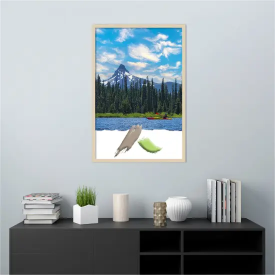 Svelte Clay Grey Wood Picture Frame Svelte Natural {5}