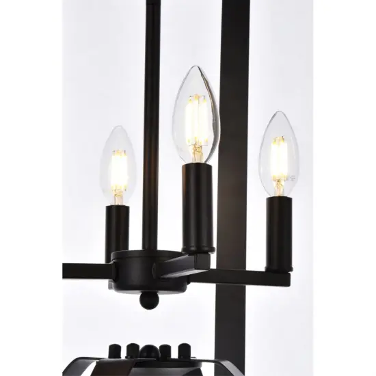 Hoffman 4 lights pendant in black {5}
