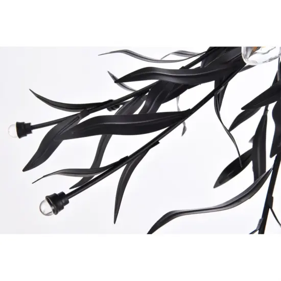 Priscilla 18.5 inch flush mount in black {6}