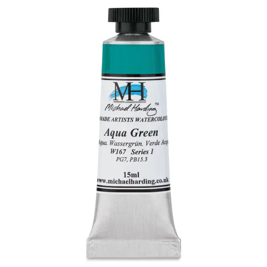 Michael Harding Artists Watercolor - Aqua Green, 15 ml {1}