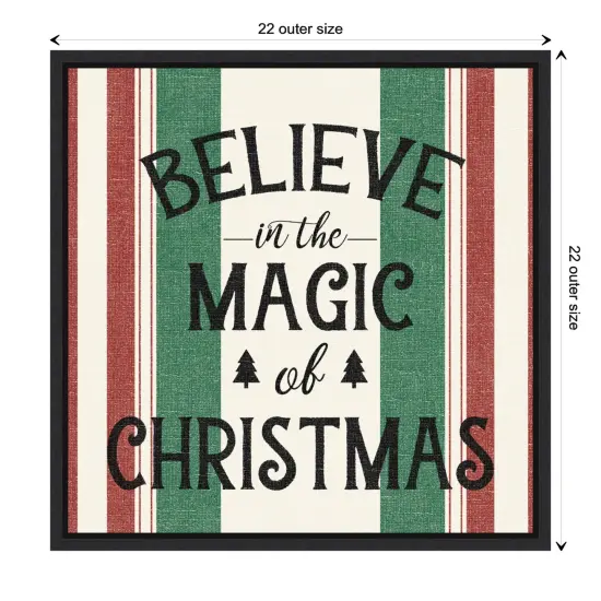 Heartland Holiday IV Green by Wild Apple Portfolio Canvas Art Framed {3}