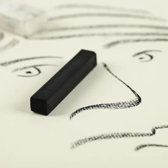 SoHo Urban Artist Compressed Charcoal- Drawing Charcoal for Artists, Students, Blending, Live Figure Drawing, & More! - [Black - 6 Pack] {6}