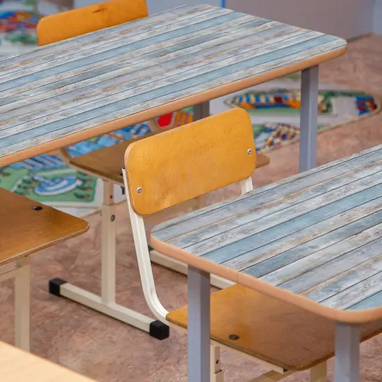 Peel and Stick Decorative Paper Roll, 17-1/2" x 10 ft, Beachwood {4}