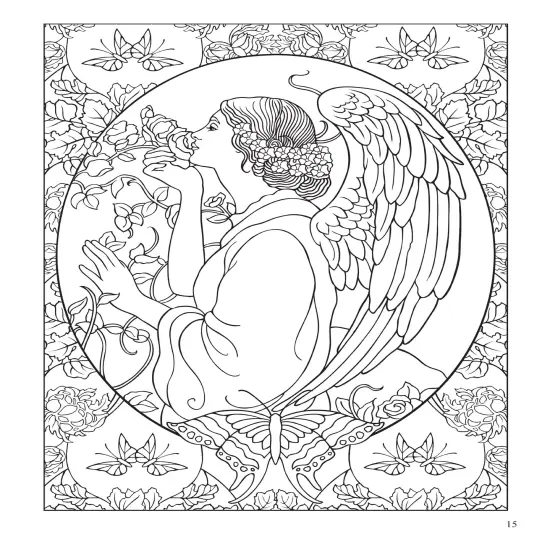 Angels Coloring Book-Softcover {4}