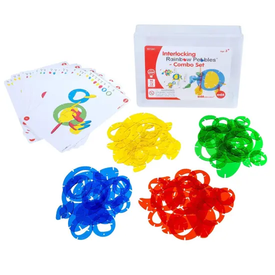 Interlocking Rainbow Pebbles Combo Set {1}