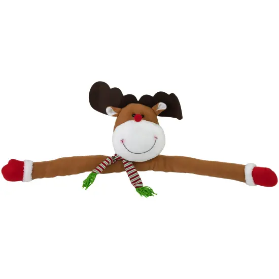 Northlight Plush Reindeer Christmas Tree Topper -26" - Unlit Brown {6}