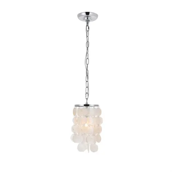 Selene 1 light Chrome Pendant {4}