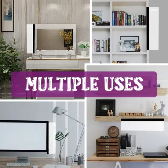 MDOZQ Office Desk Accessories 2pcs Monitor Memo Board Computer Message Board Office Supplies for Women Men Computer Sticky Note Holder Home Office Accessories Desktop Message Office Decor {3}