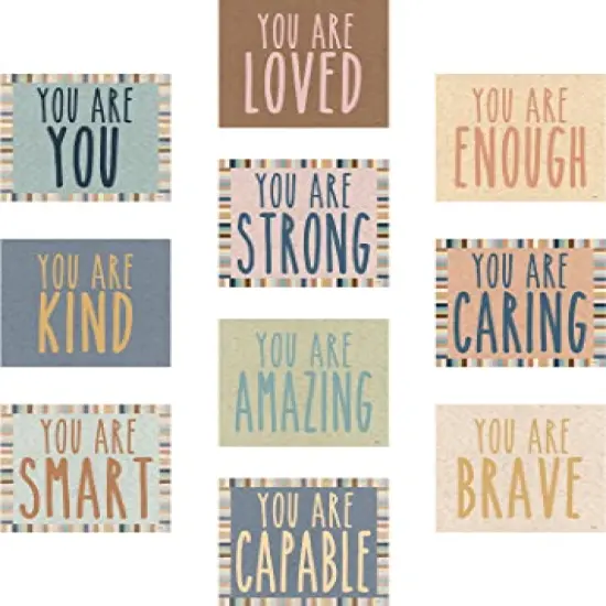 Teacher Created Resources Everyone is Welcome Positive Affirmations Accents (TCR7133) {1}