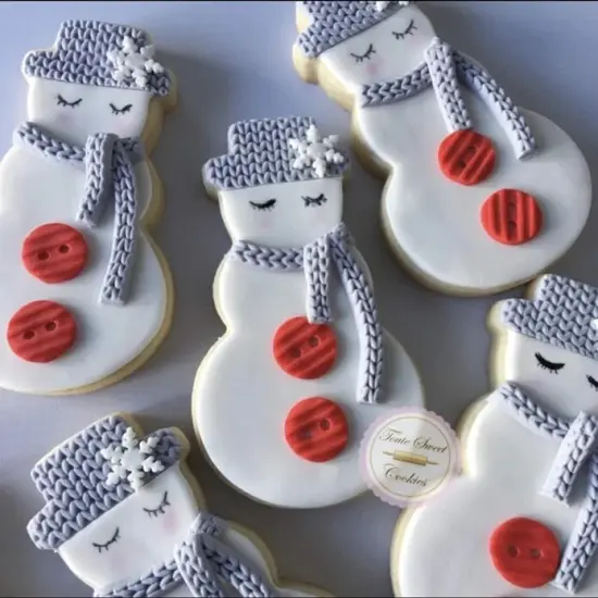 Ann Clark Full Tall Snowman with Hat Cookie Cutter, 4" {2}