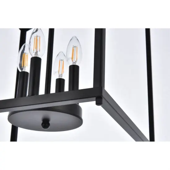 Janet 4 lights pendant in black {4}