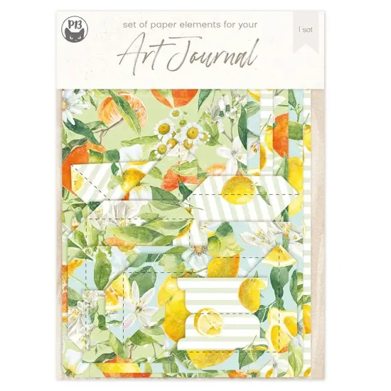 P13 Travel Journal Elements Set 33/Pkg-Fresh Lemonade {1}