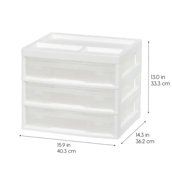 IRIS USA Plastic Scrapbook Storage Cart {6}