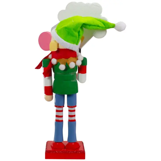 Northlight Tootsie Roll Charms Blow Pop Wooden Christmas Elf Figure - 11" Red {5}