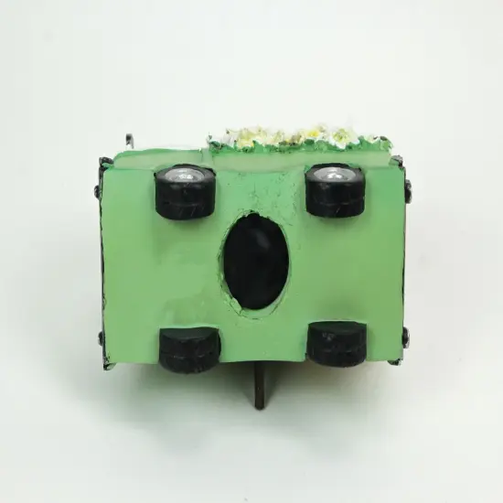 Rustic Country Flower Power Van Birdhouse for Small Birds {5}
