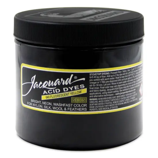 Jacquard Acid Dye - Fluorescent Yellow, 8 oz {1}