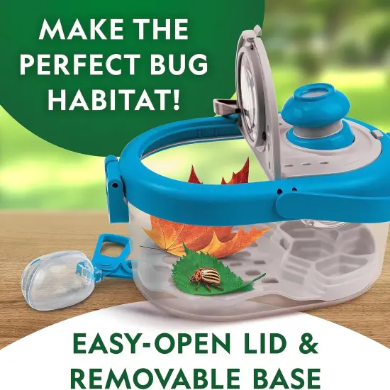 Bug Catcher Kit for Kids - Kids Bug Habitat with Magnified Viewer, Bug Catcher, Tweezers & Learning Guide, Insect Habitat, Outdoor Toys, Kids Bug Catching Kit, Bug Cage, Bug Box {3}