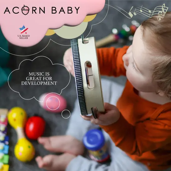 Acorn Baby Music Instrument Set - Toy Musical Instruments 28pc Percussion Set {6}