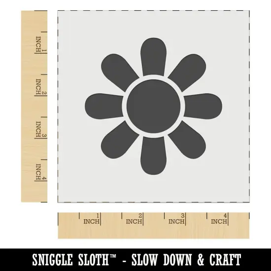 Daisy Flower Wall Cookie DIY Craft Reusable Stencil {6}