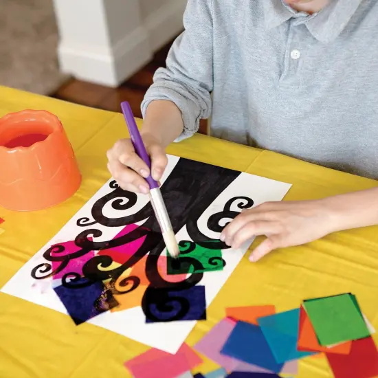 Deluxe Bleeding Art Tissue, 25 Assorted Colors, 12" x 18", 100 Sheets Per Pack, 3 Packs {3}