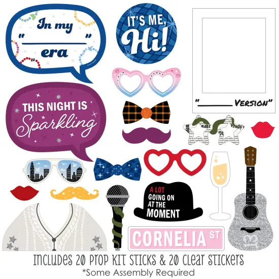 Big Dot of Happiness In My Party Era - Celebrity Concert Party Photo Booth Props Kit - 20 Count {4}