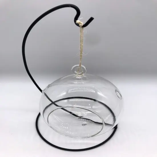 Hanging Glass Globe w/ Stand {4}