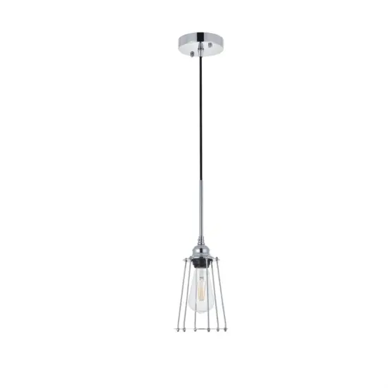 Auspice 1 light chrome Pendant {5}