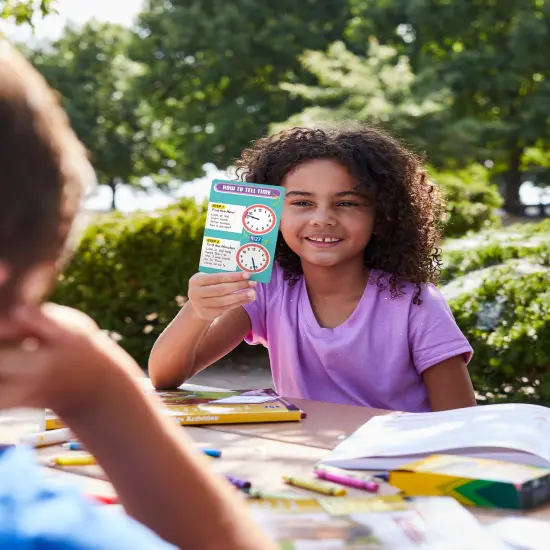 Carson Dellosa 11-Piece Be Clever Wherever Grades 2-3 Mathematics Tool Kit, Sticker, Multiplication Chart, Spin Wheel, Dice Game, and More Math Manipulatives {4}