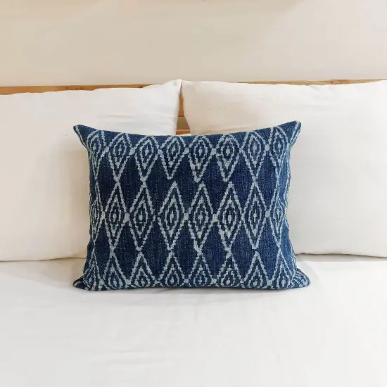 NTS Pillow Cover Boho Pillow Cover Indigo Pillow Cover 18x18 Pillow cover {5}