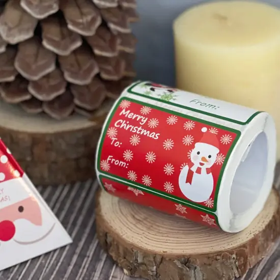 Wrapables Christmas Sticker Labels, Christmas Holiday Adhesive Gift Tags for Gifts & Stationery Arctic Joy {9}