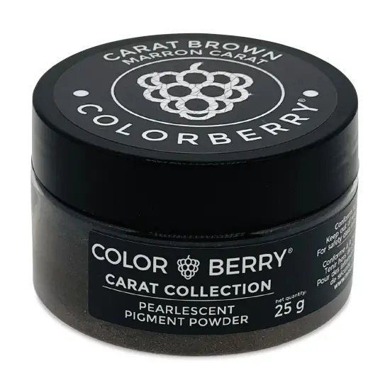 Colorberry Carat Collection Dry Resin Pigment - Brown, 25 g, Jar {1}