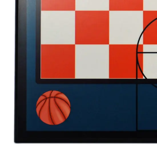 WE Games Basketball Themed Laminate Chess Board, 20 in. {3}