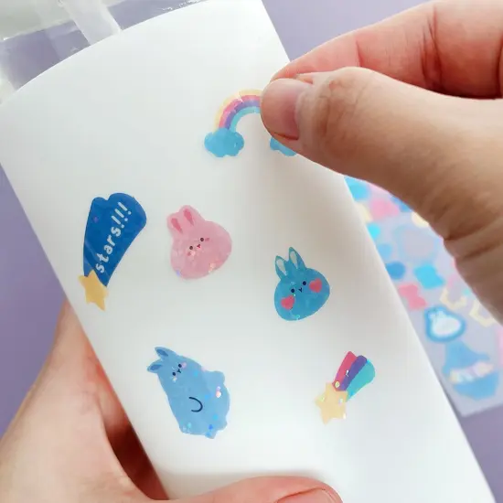 Wrapables Colorful Decorative Stickers for Scrapbooking, DIY Crafts, Stationery, Diary, Card Making 4, Bears, Penguins {4}