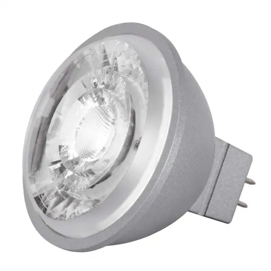 Satco 8w LED MR16 Expanded Line 3000K Narrow Flood 15 GU5.3 Base 12v - 75w-equiv {1}