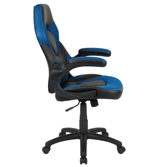 Emma and Oliver Z100 Gaming Chair Racing Office Ergonomic Computer PC Adjustable Swivel Chair Gray {10}
