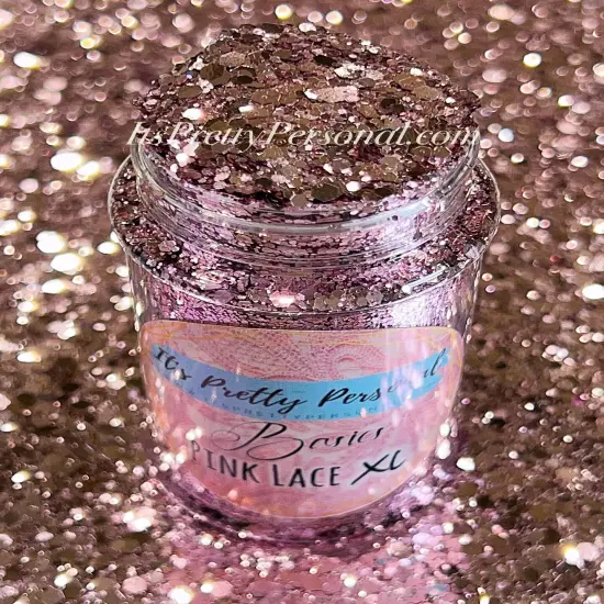 "Pink Lace XL&rdquo;- Light Pink Basics Collection XL {1}