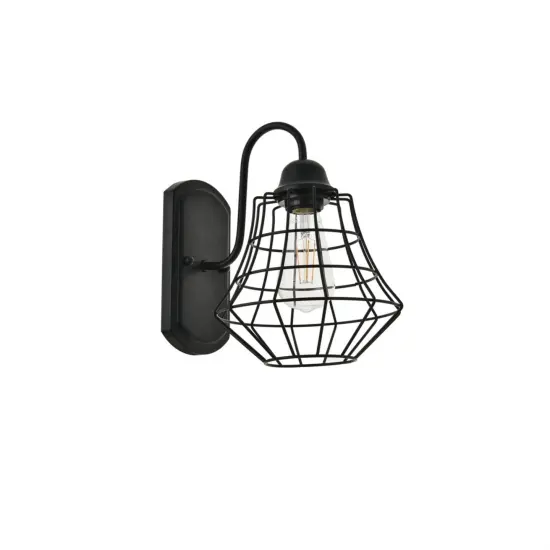 Candor 1 light black Wall Sconce {2}