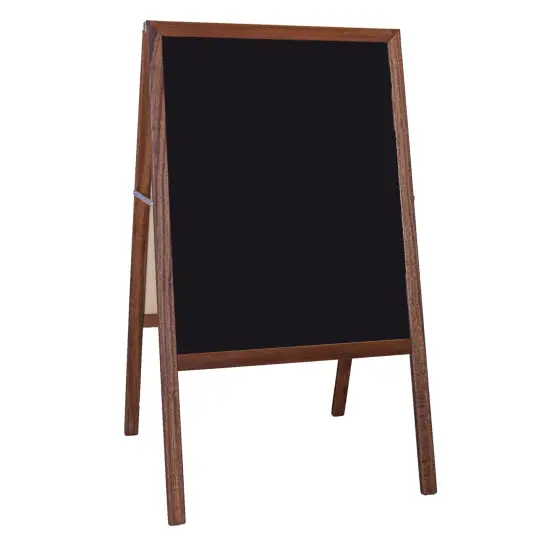 Stained Marquee Easel with White Dry Erase/Black Chalkboard, 42" H x 24" W {3}