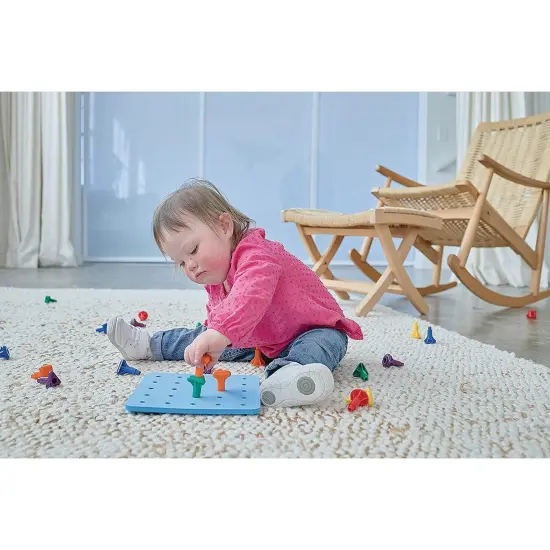 Geo Giant Peg Board, Pegs, and Lacing Set {7}