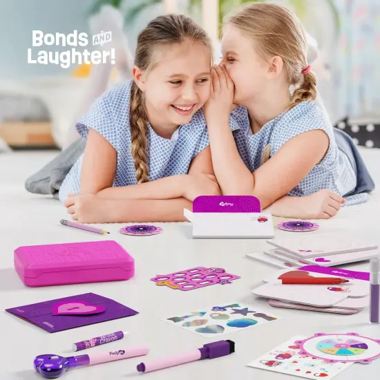 Secret Messaging Kit for Girls - Gifts for Kids - Birthday Gift Ideas for Ages 7-14+ Year Old Girl - Best Cool Stuff Toys Kits for Friends, BFF, Teen, Teenager {4}